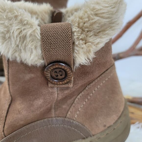 Baretraps andee sherpa and man made suede ankle booties - Picture 3 of 16
